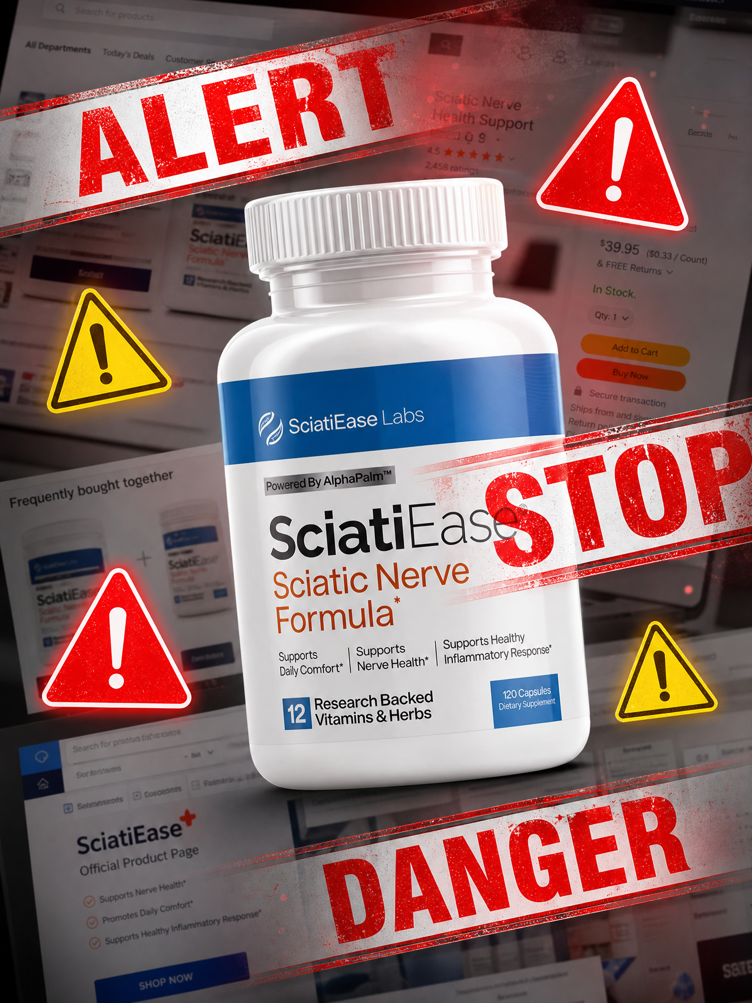 SciatiEase Scam Alert — Buy Only From Official Site